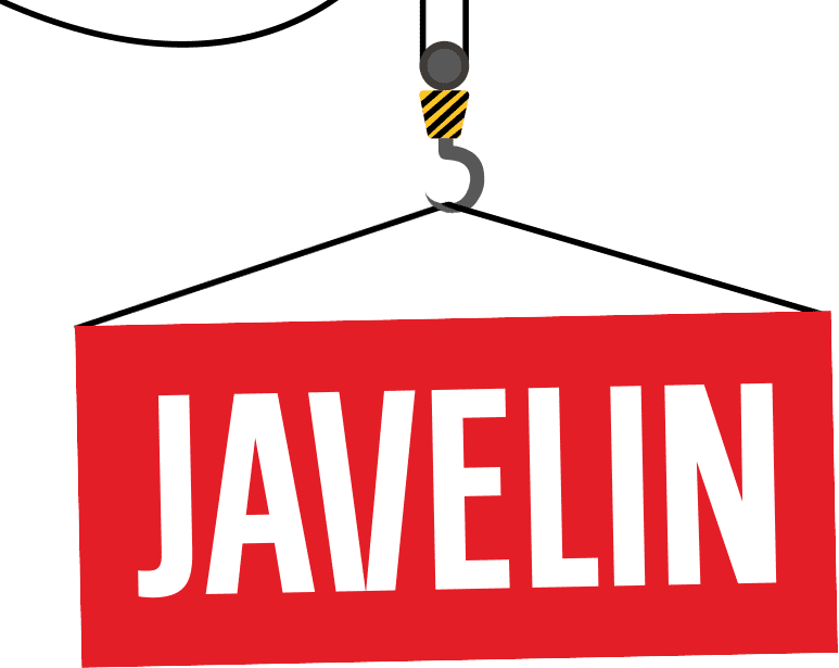 Javelin logo on hoog